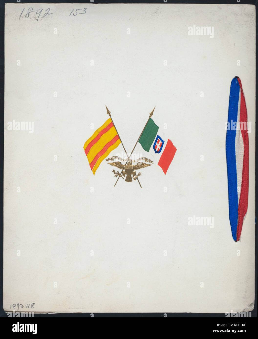 400. JAHRESTAG DER ENTDECKUNG Amerikas und Veranstaltungsräume (Besitz) NEW YORK KOLUMBIANISCHEN FEIER AUSSCHUSS (at) LENOX LYCEUM, (NEW YORK) (NYPL Hades 270156 4000002079) Stockfoto