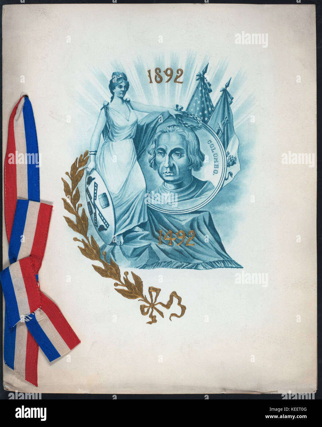 400. JAHRESTAG DER ENTDECKUNG Amerikas und Veranstaltungsräume (Besitz) NEW YORK KOLUMBIANISCHEN FEIER AUSSCHUSS (at) LENOX LYCEUM, (NEW YORK) (NYPL Hades 270156 474806) Stockfoto