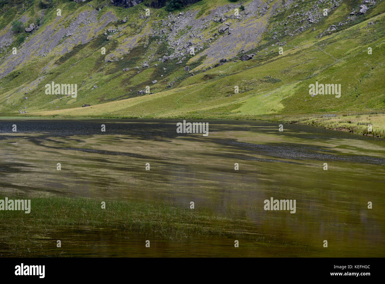 Schottische Highlands. In der Nähe von Glencoe, Schottland. Pass. Stockfoto