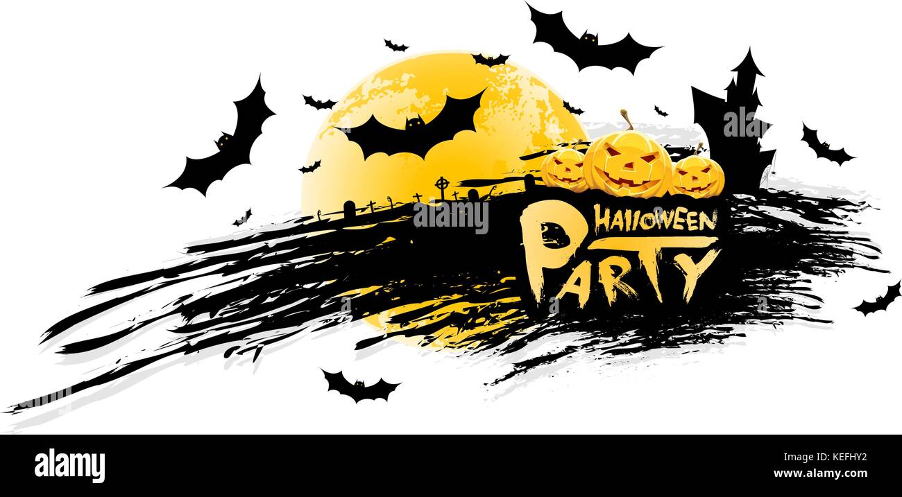 Halloween Party Hintergrund Stock Vektor