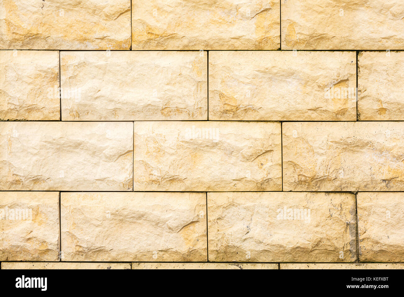 Rustikale Backsteinmauer Hintergrund. Strukturierter Ziegelstein. Strukturierte Fassade Stockfoto