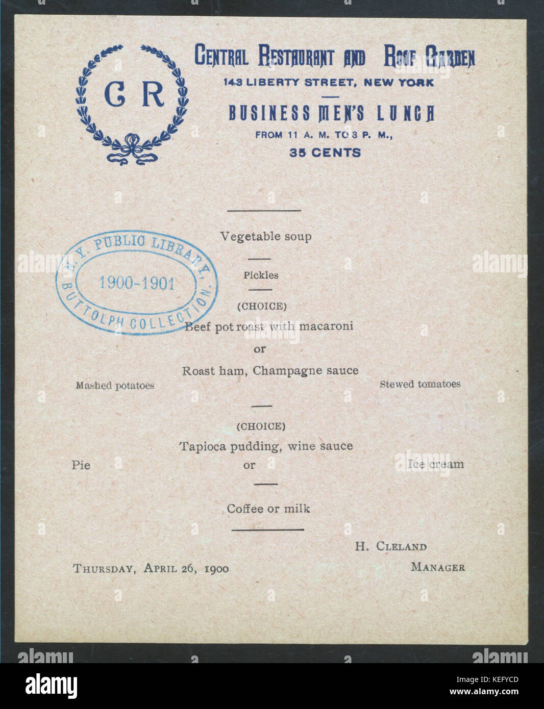 BUSINESS MÄNNER Mittagessen (von) CENTRAL RESTAURANT & DACHGARTEN (at) NEW YORK, NEW YORK (REST gehalten ;) (NYPL Hades 273629 467044) Stockfoto BUSINESS MÄNNER Mittagessen (von) CENTRAL RESTAURANT & DACHGARTEN (at) NEW YORK, NEW YORK (REST gehalten ;) (NYPL Hades 273629 467044) Stockfoto