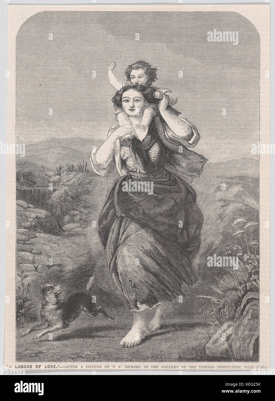 Eine Arbeit der Liebe, von der Illustrated London News MET DP 861609 Stockfoto