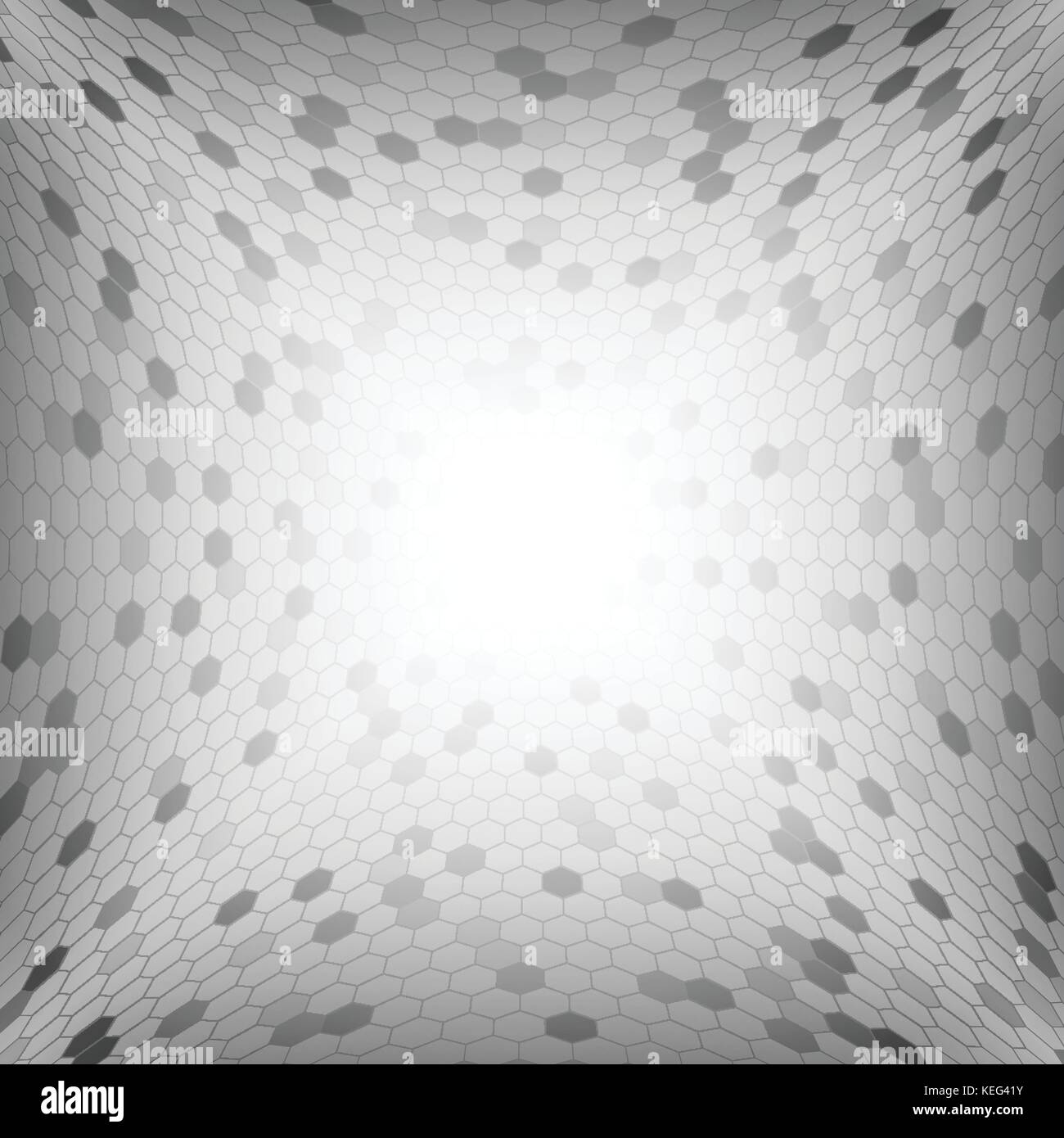 Grau hexagon Muster abstrakt hintergrund Konzept Stock Vektor