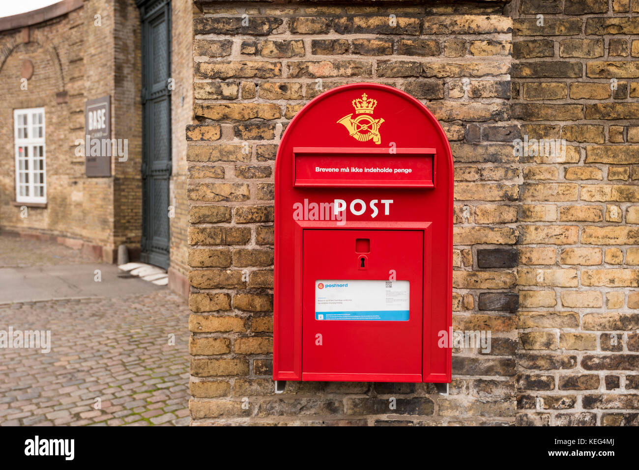 Roten Briefkasten, Dänemark, Kopenhagen Stockfotografie - Alamy