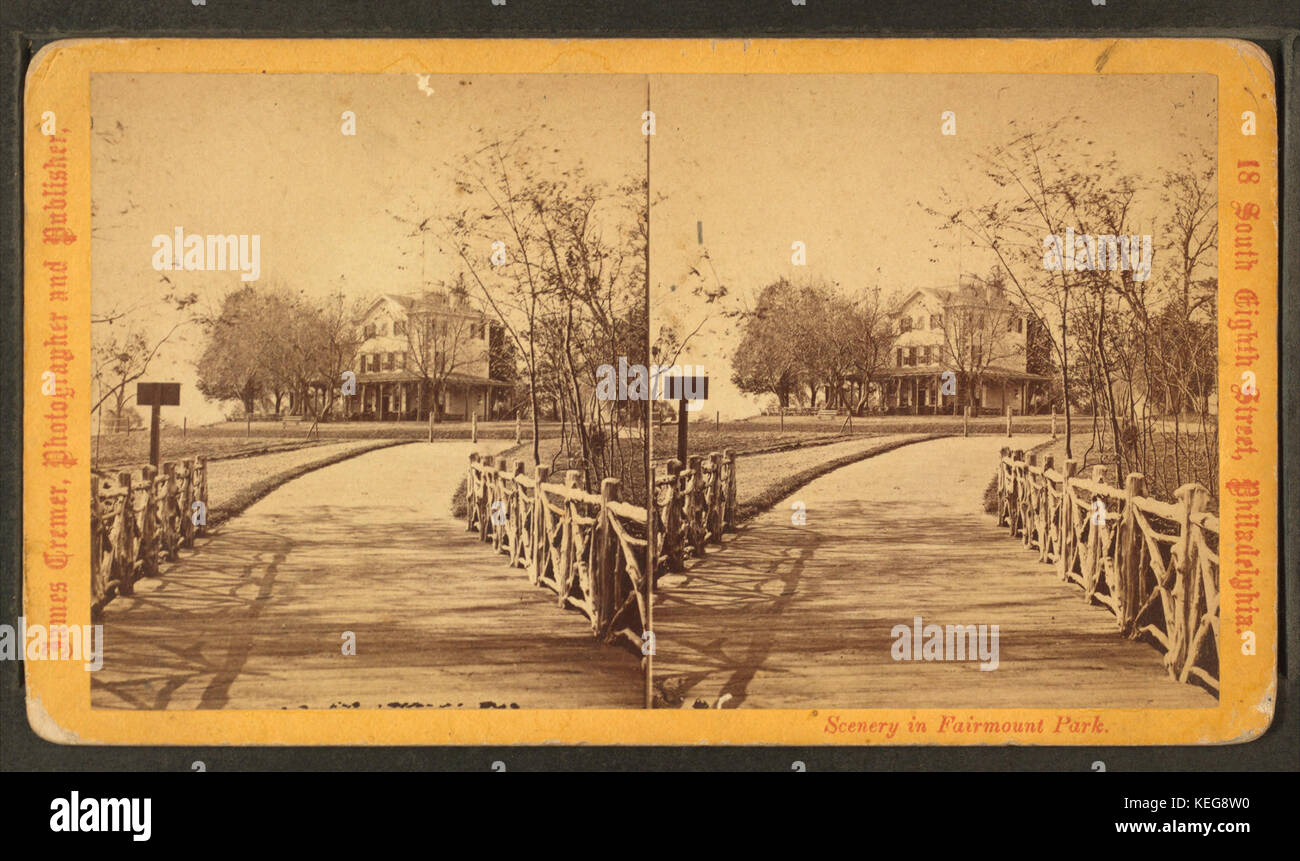 Belmont Mansion von Cremer, James, 1821-1893 Stockfoto