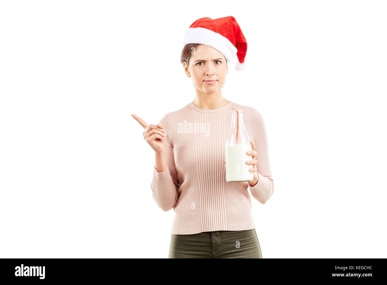 Milchige Weihnachtszeit Stockfoto