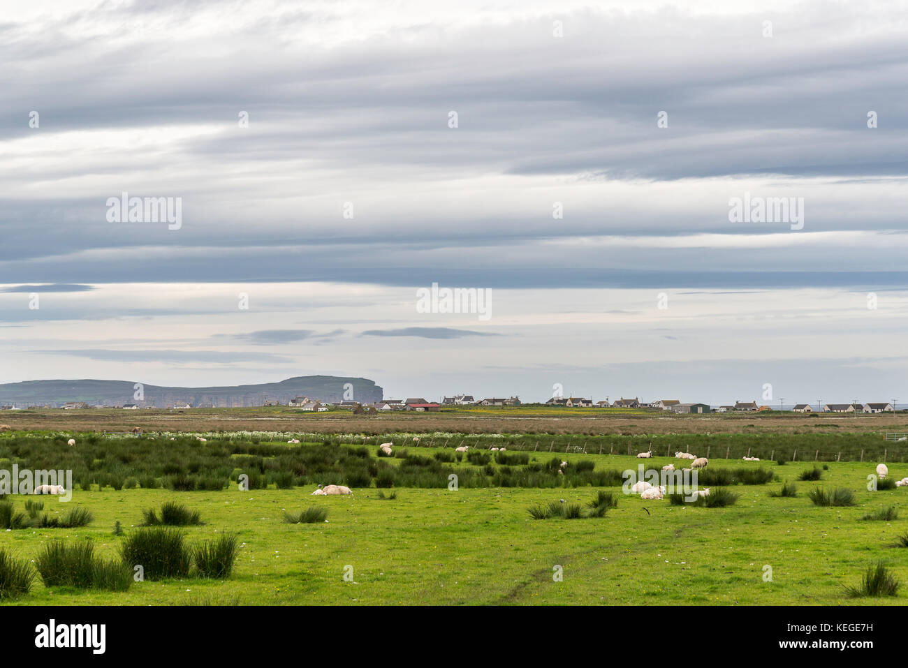 Ländliche Landschaften in caithness Stockfoto