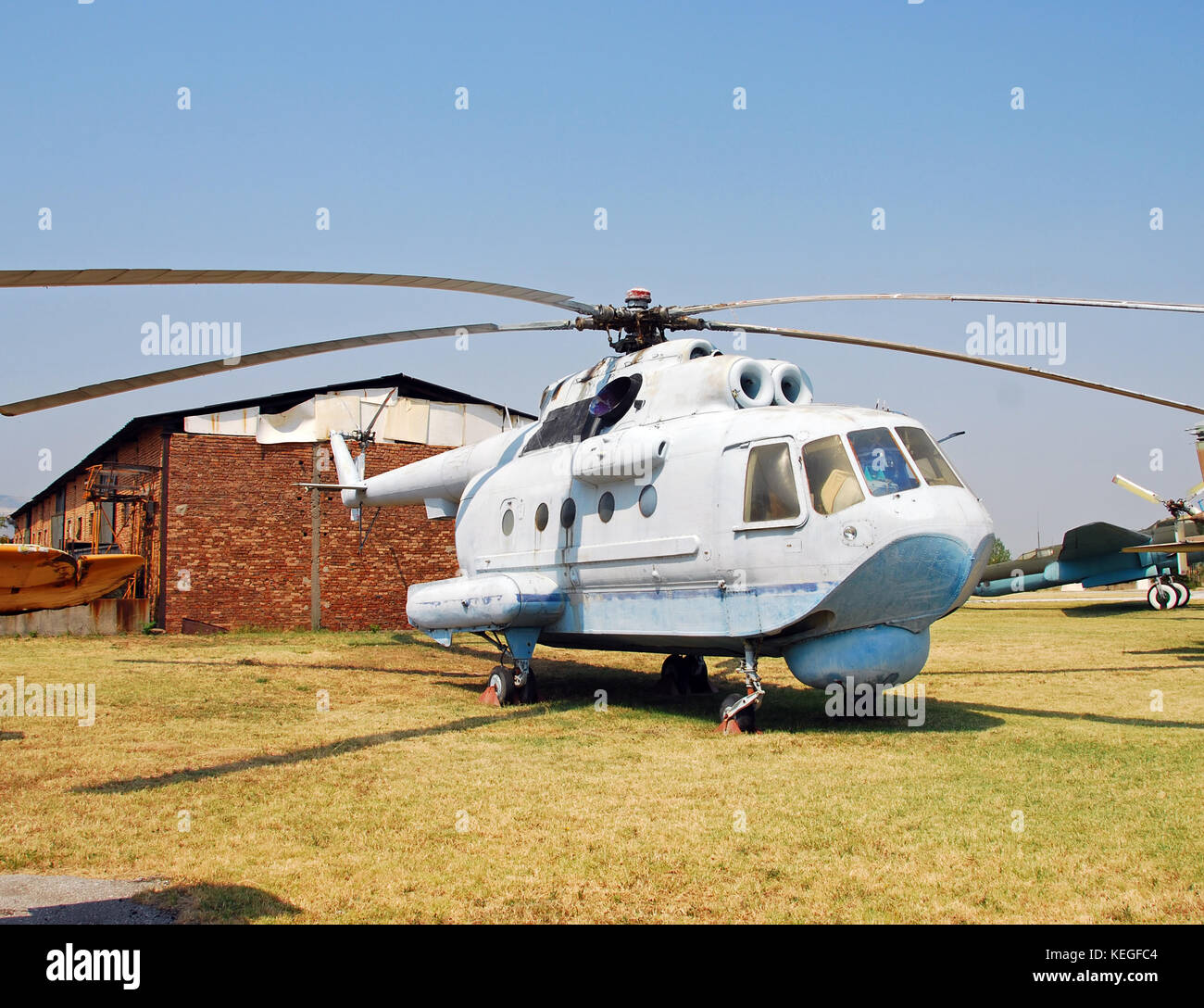 Alt Mi-14 Marine Hubschrauber Stockfoto