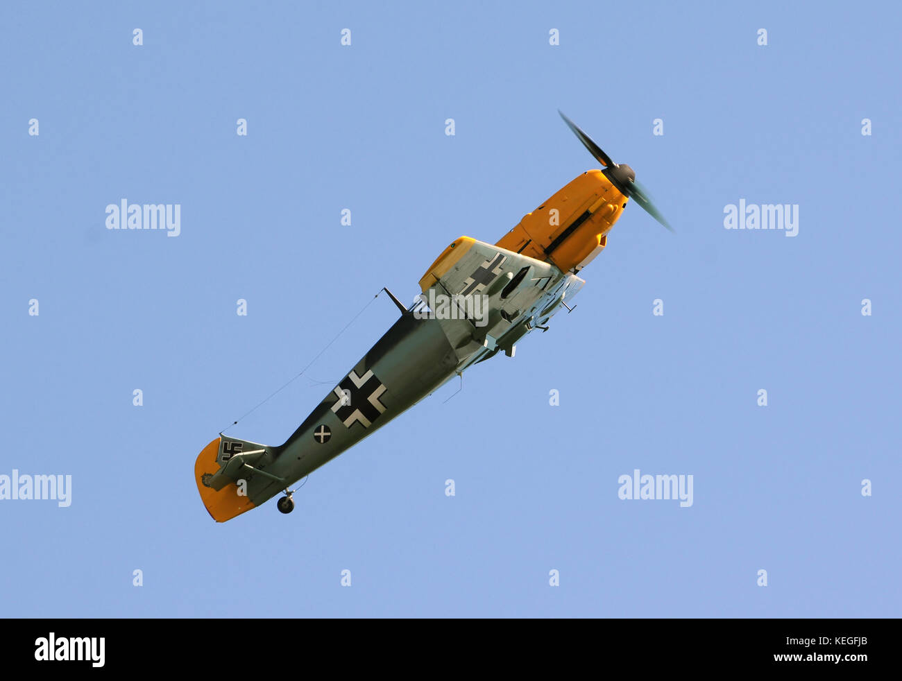 Legendäre Flugzeug Me-109 von Deutschland im Zweiten Weltkrieg verwendet Stockfoto