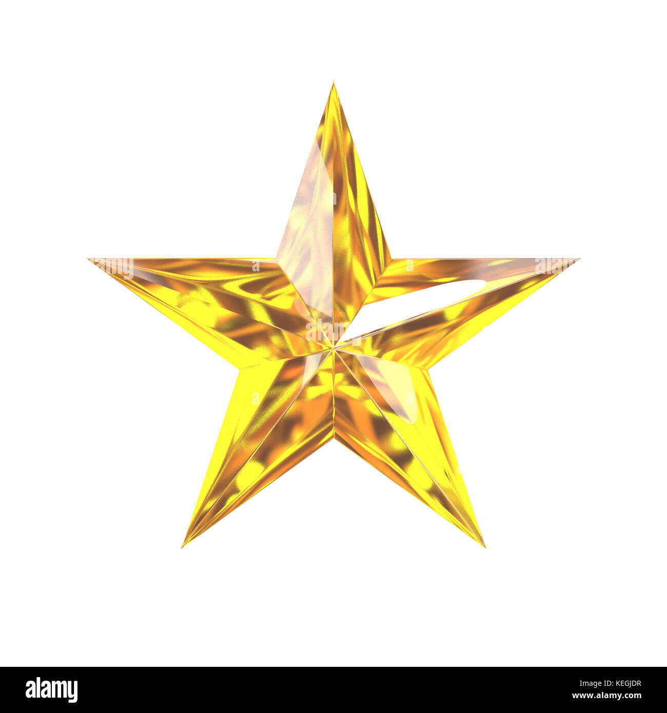 Sternförmige Edelstein, Juwel Stockfoto