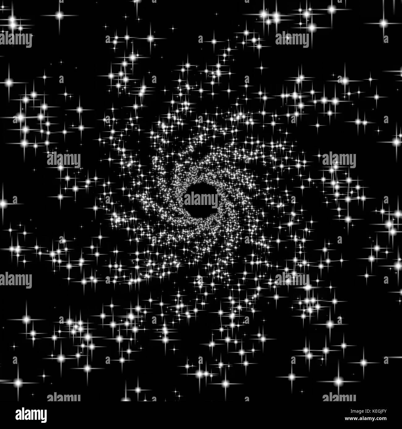 Star Light abstrakt Hintergrund Stockfoto