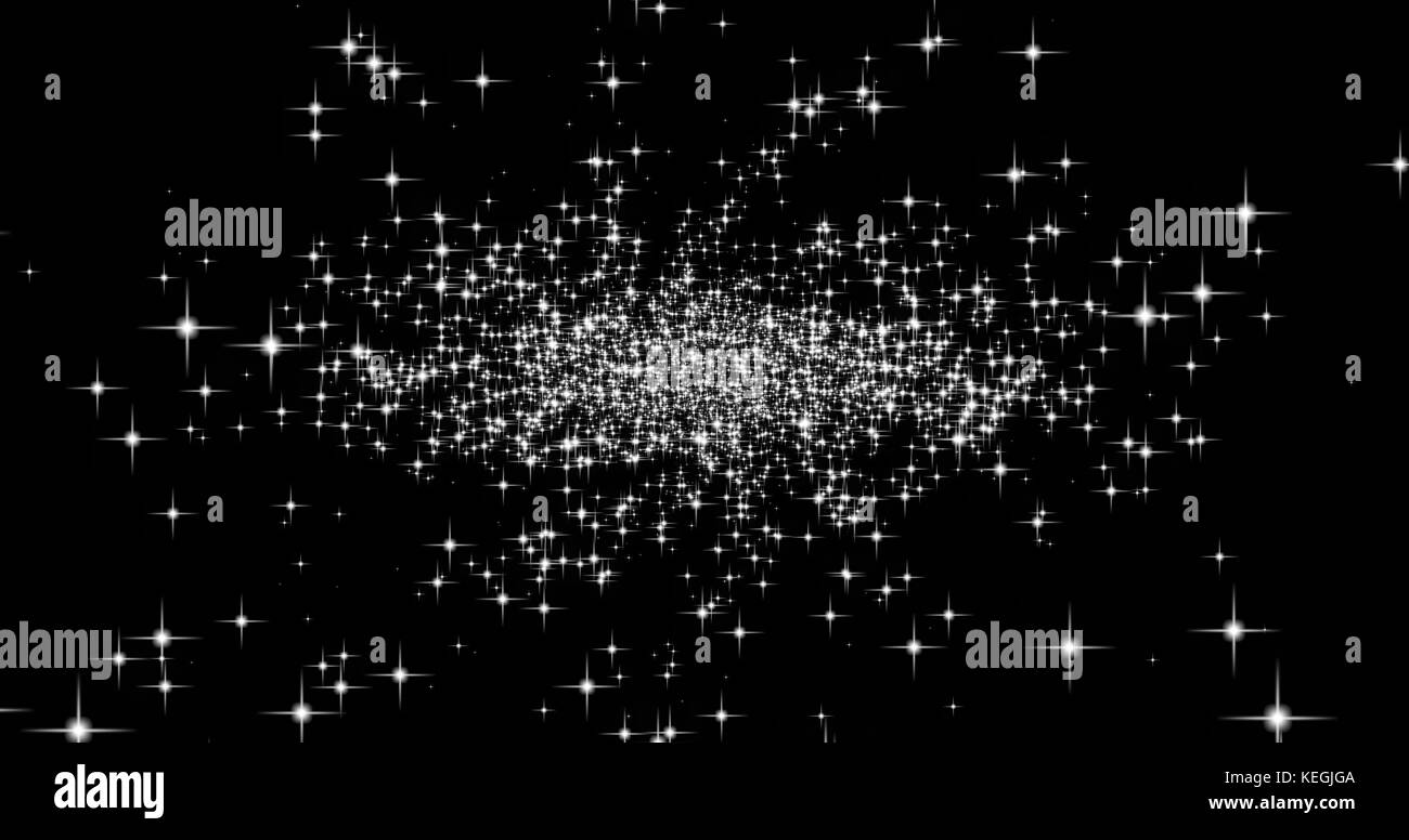 Star Light abstrakt Hintergrund Stockfoto