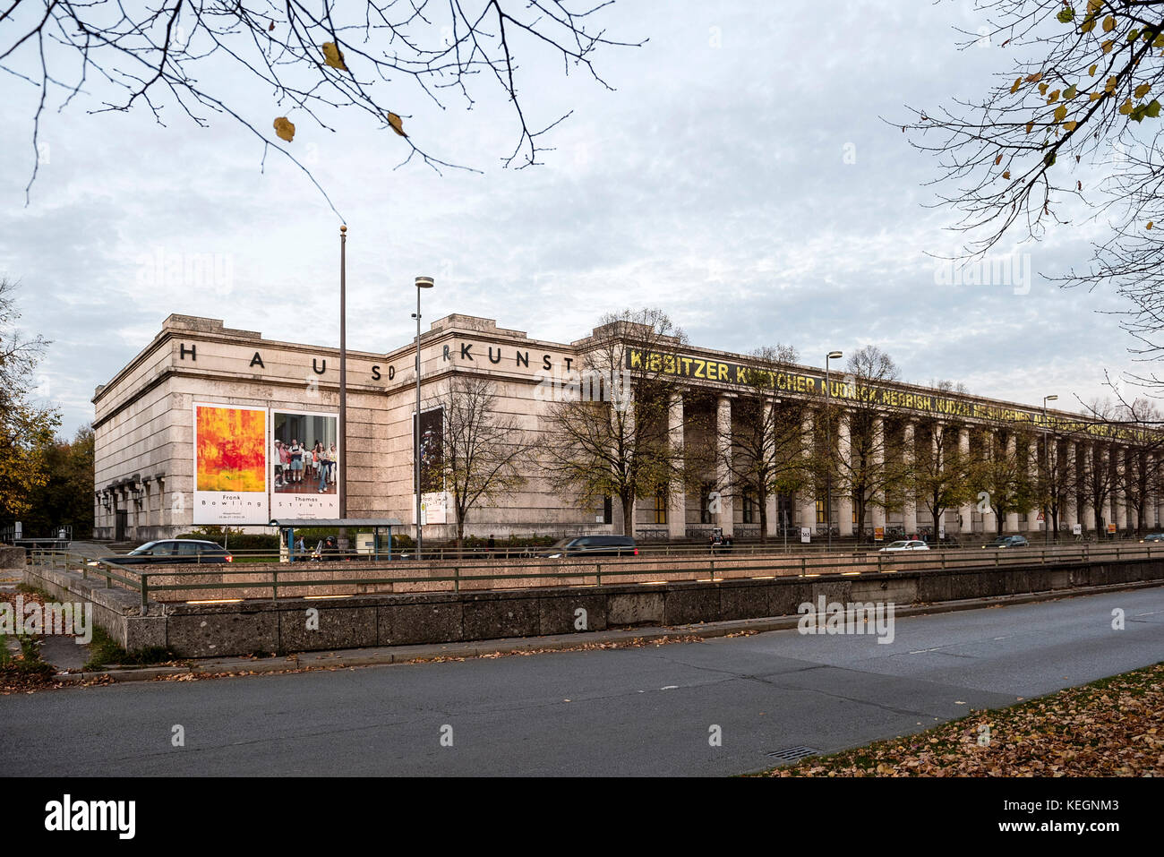 Haus der Kunst, Kunstmuseum, München, Bayern, Deutschland Stockfoto