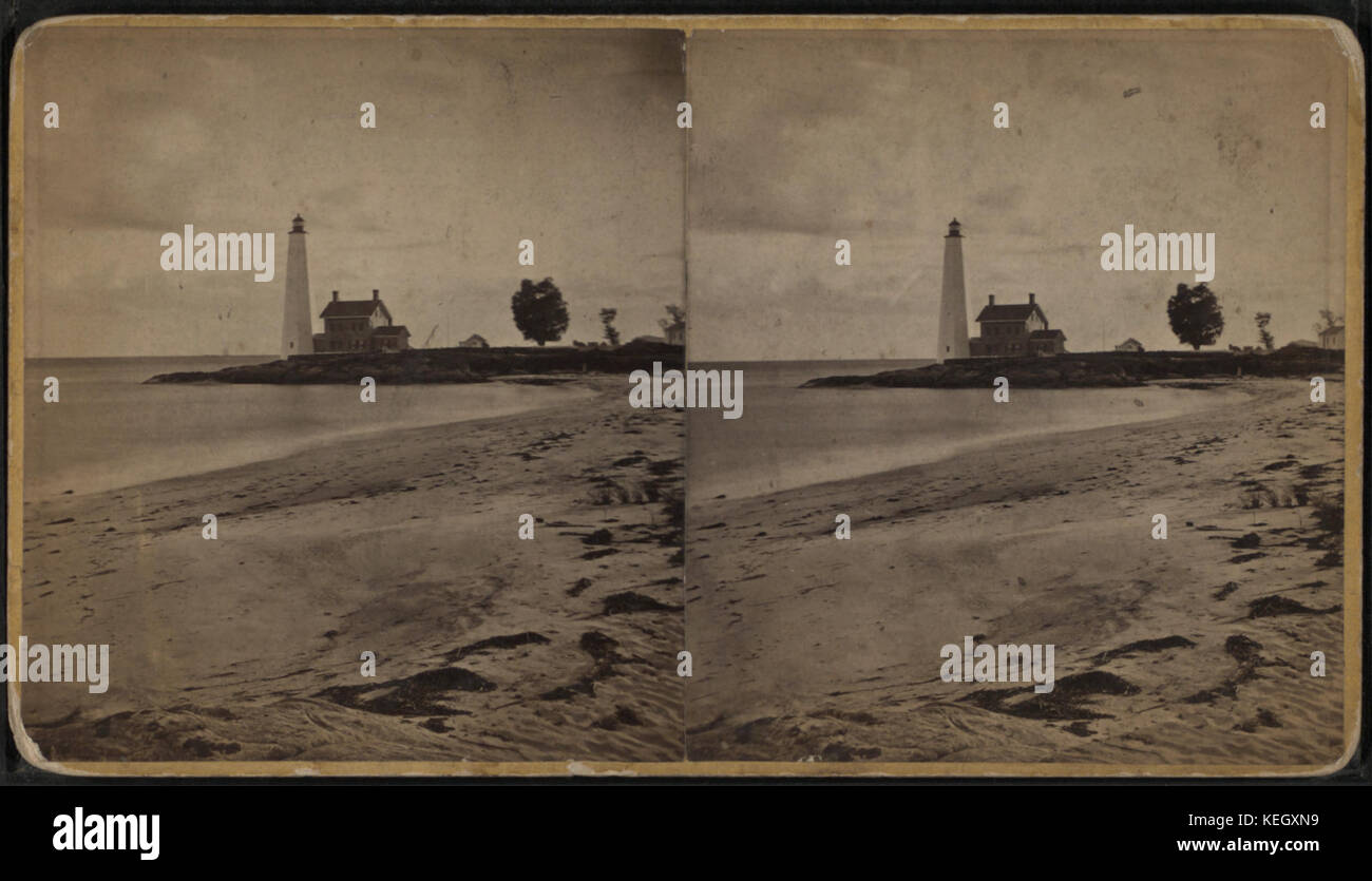 Leuchtturm, NewLondon, Conn, byF. S. Kenyon Stockfoto