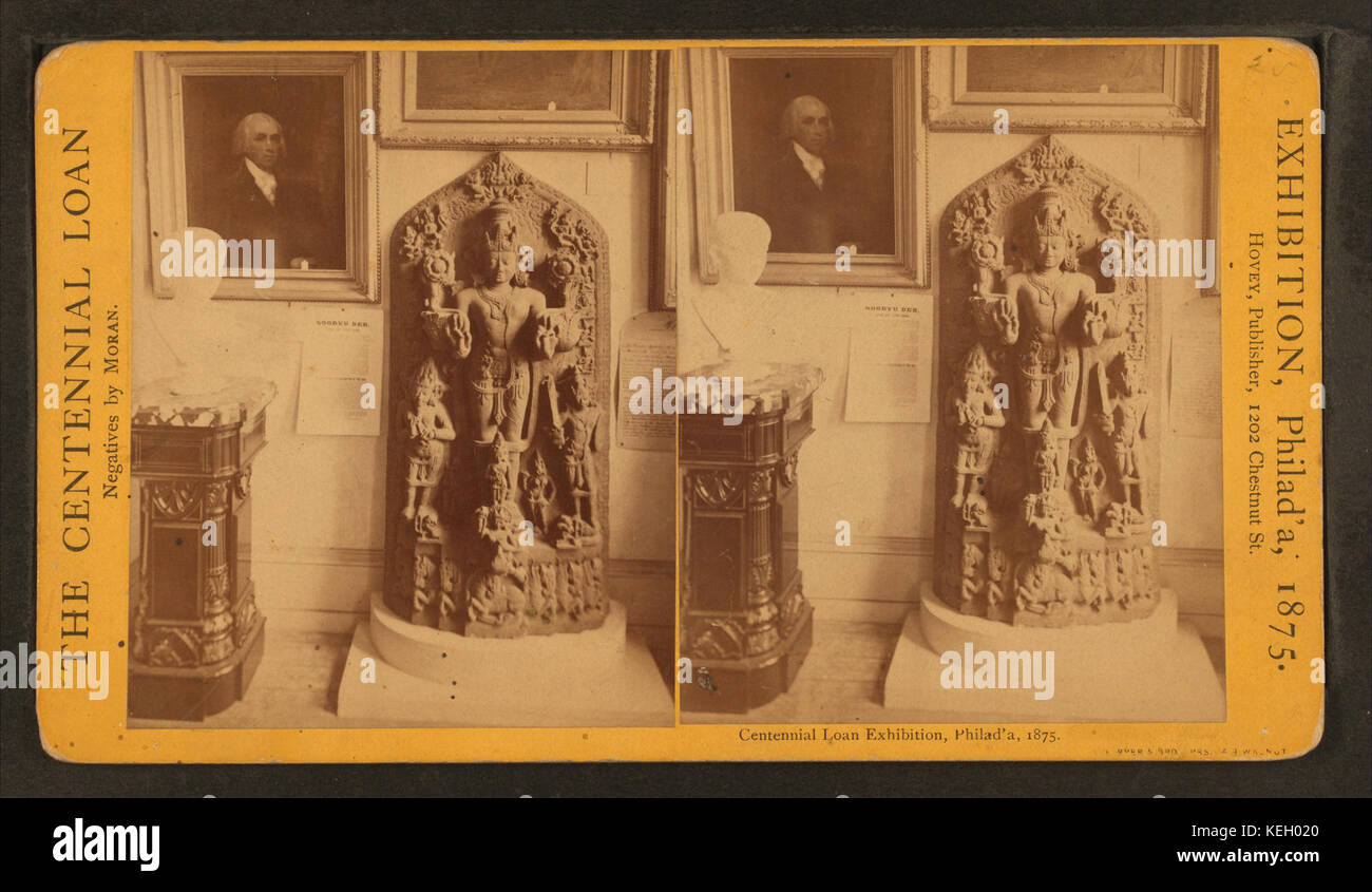 Hindusculpture, byMoran, John, 1831-1903 Stockfoto