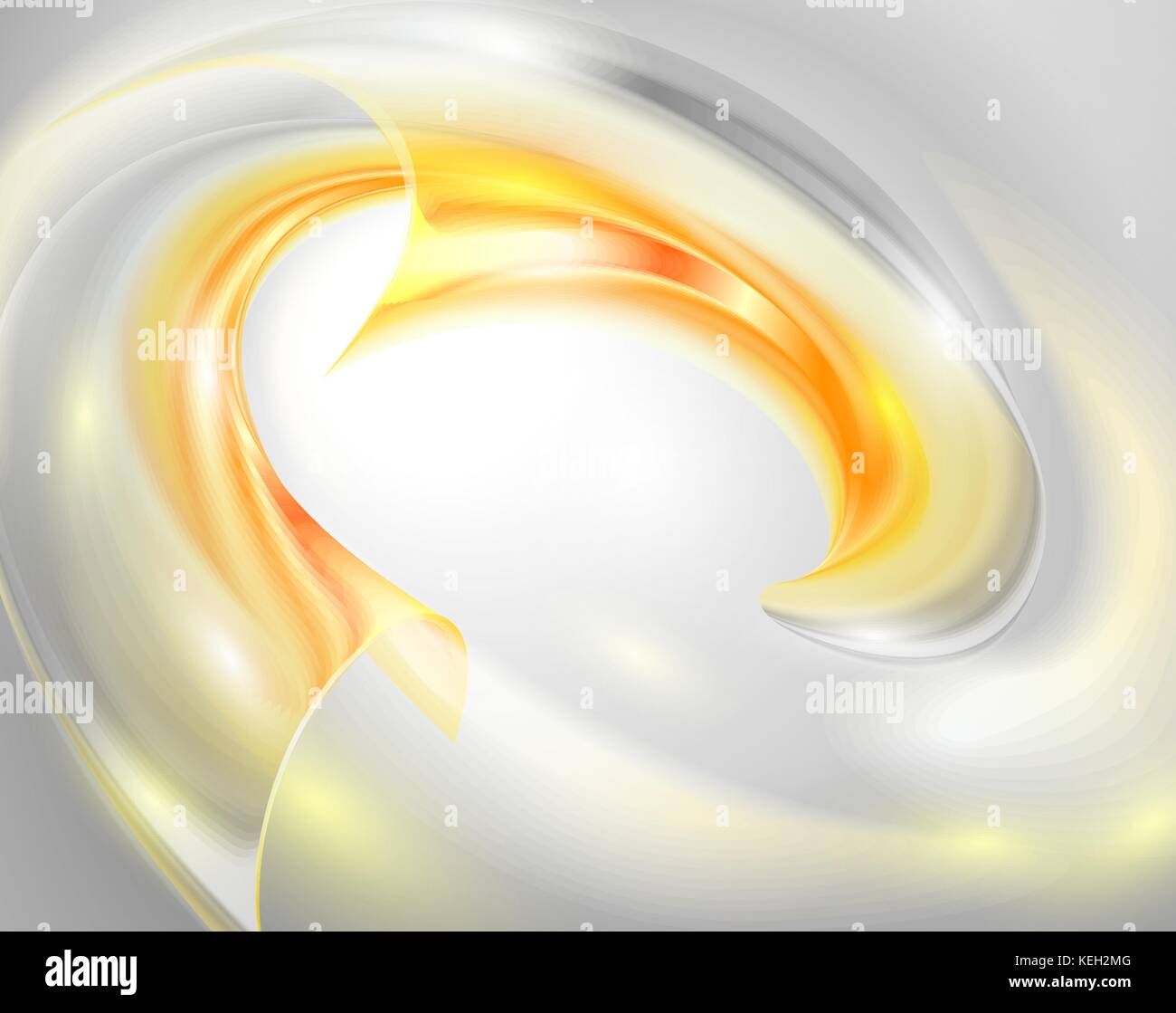 Zusammenfassung Hintergrund mit gelben Swirl Stock Vektor