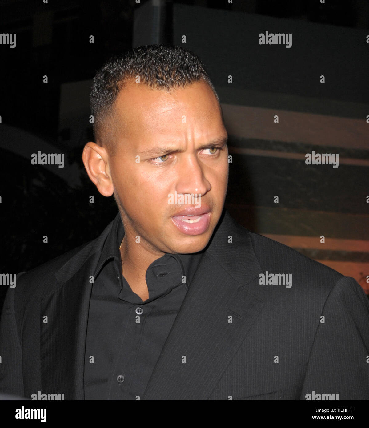 Miami BEACH, FL - 14. NOVEMBER: Alex Rodriguez kommt zur großen Eröffnung von Fontainebleau Miami Beach am 14. November 2008 in Miami Beach, Florida Credit: Hoo-me.com/MediaPunch Stockfoto