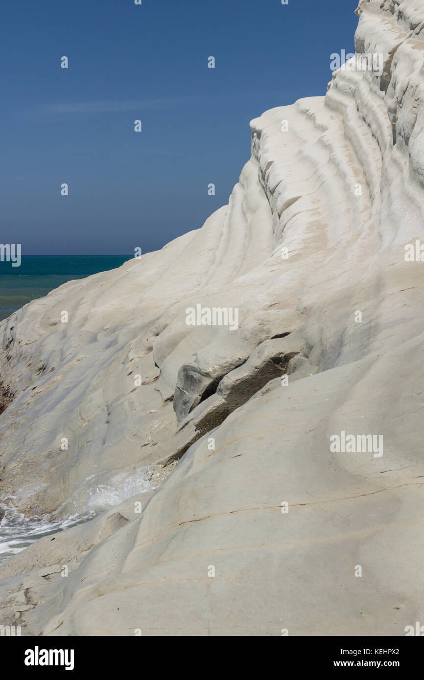 scala dei turchi, Sizilien Stockfoto