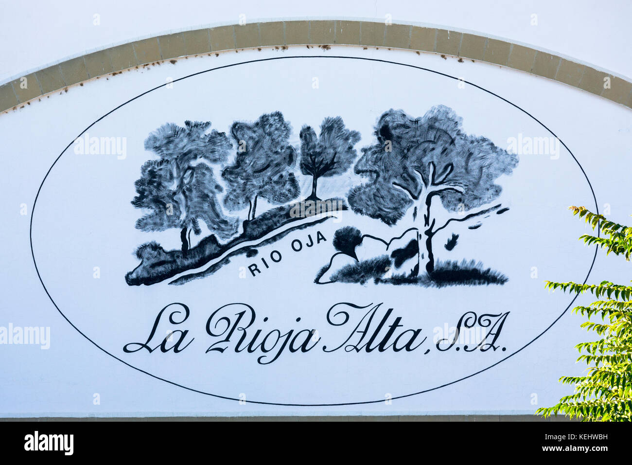 Bodegas Muga Weingut bei Haro in der Provinz La Rioja im Norden Spaniens Stockfoto