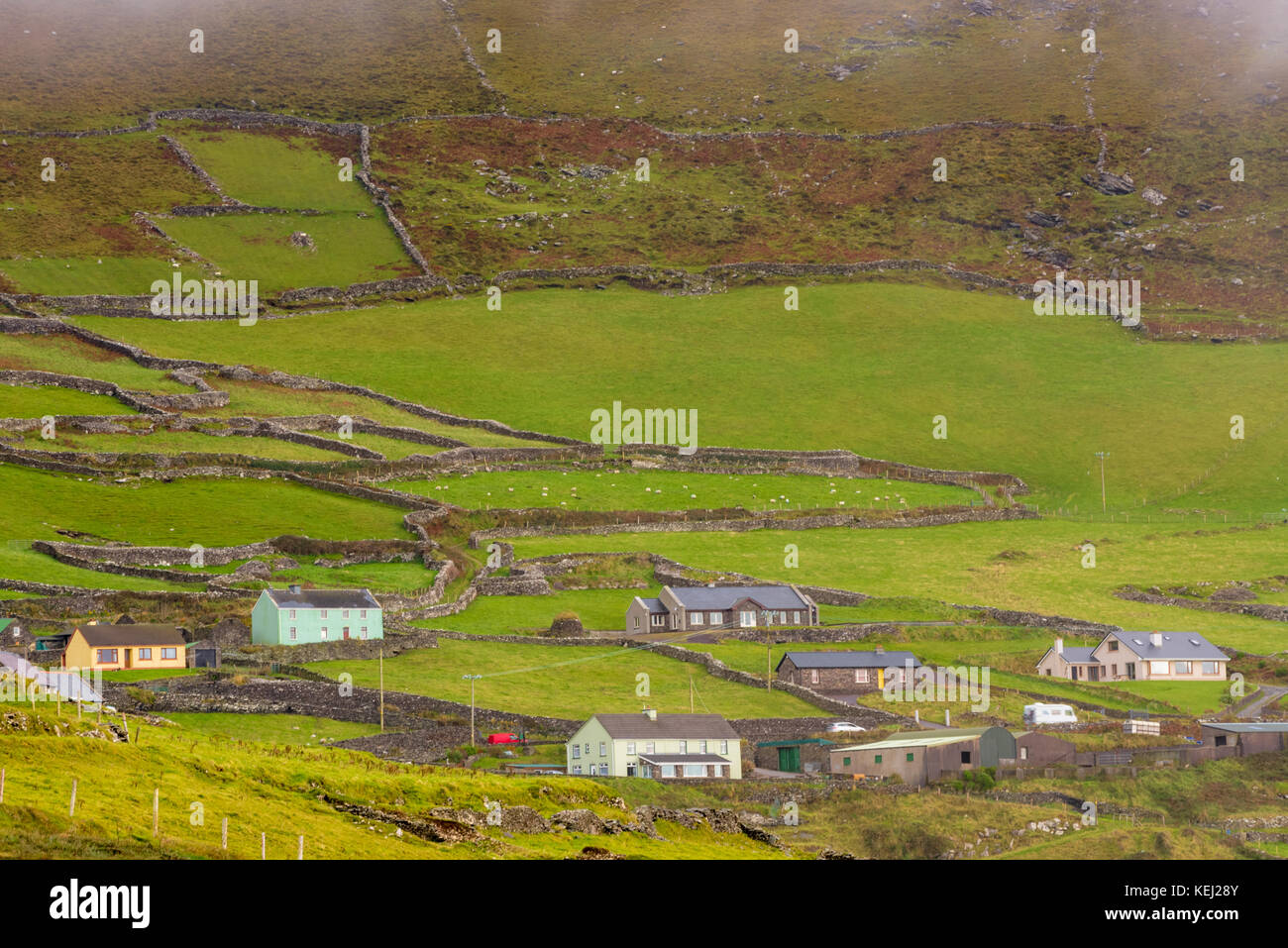 Irische coutryside in Kerry - Irland Stockfoto