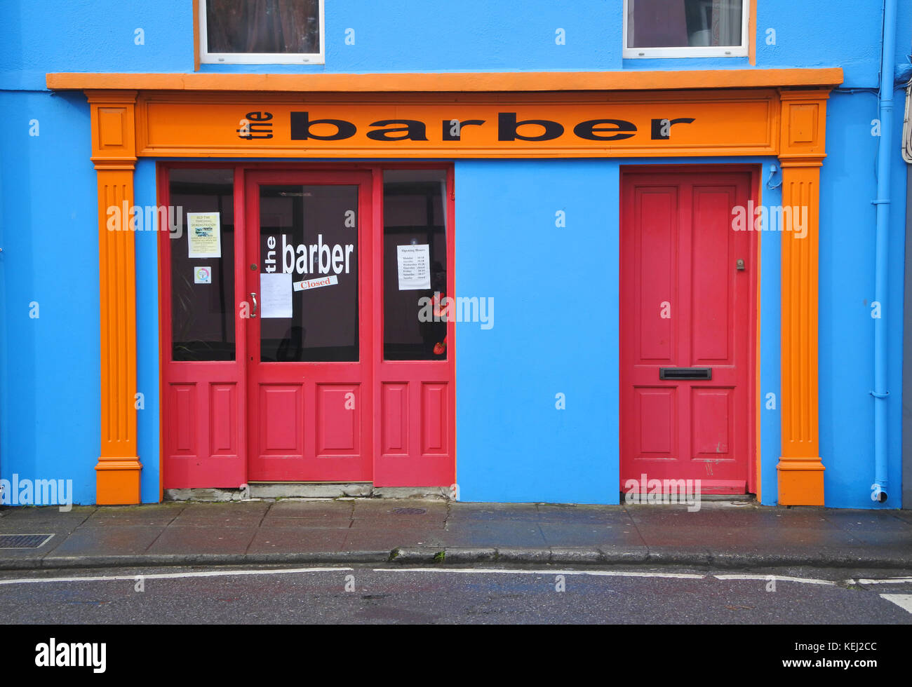 Friseur, Castletownbere, County Cork, Irland - John Gollop Stockfoto