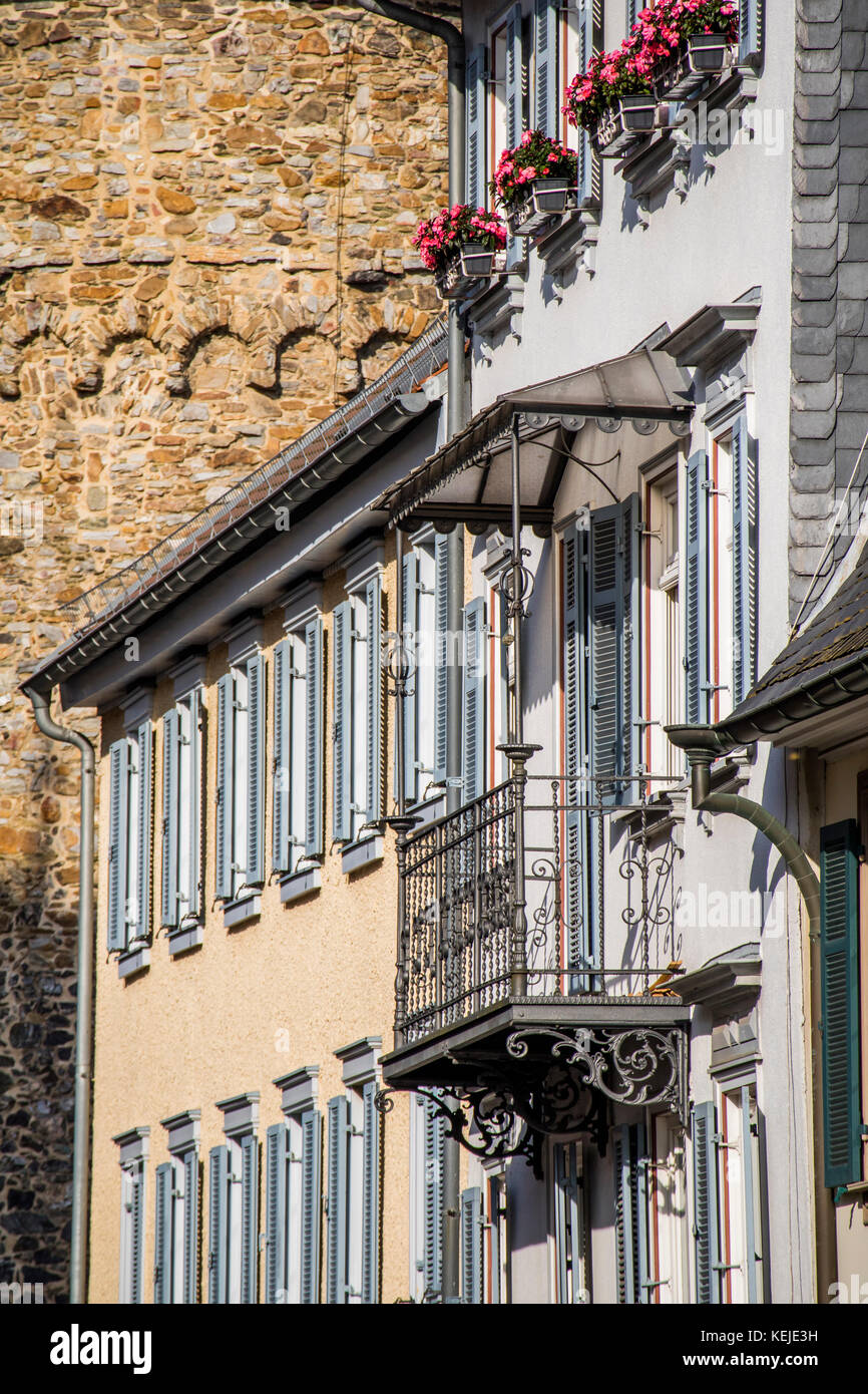 Altstadt-Landschaft in Bad Homburg vor der Höhe, Kurstadt in Deutschland Stockfoto