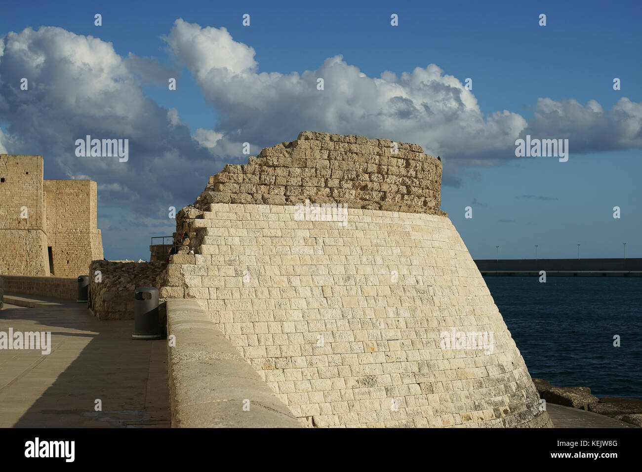 Karl III. Schloss in Monopoli, Apulien, Italien Stockfoto