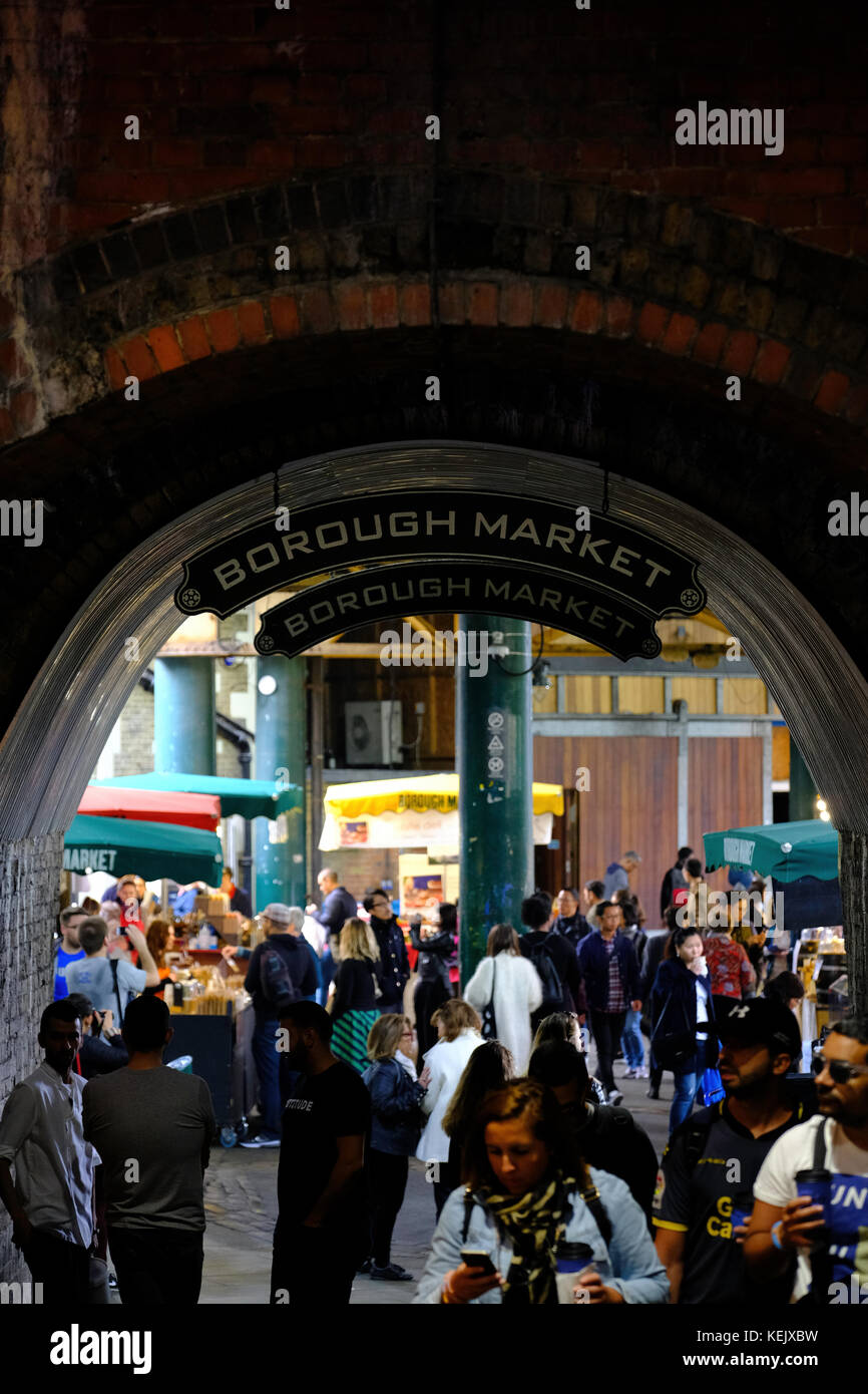 Borough Market, London, Vereinigtes Königreich Stockfoto