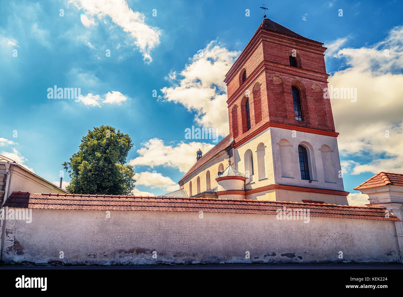 Belarus: Katholische Kirche von St. Nicolas in mir Stockfoto