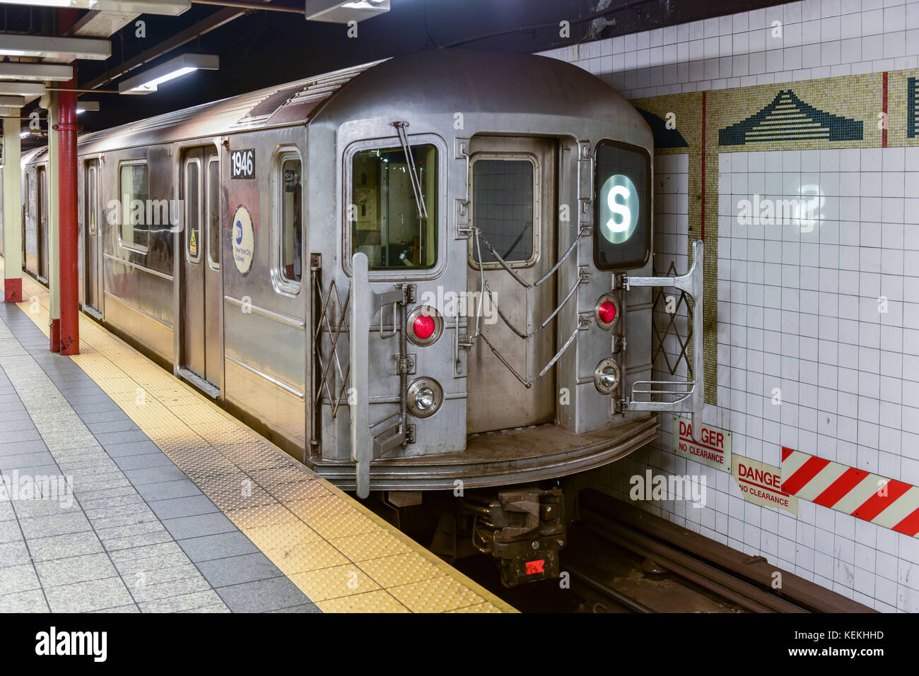 New York City - Oktober 14, 2017: 42 st-Grand Central U-Bahn Station in New York City. Stockfoto