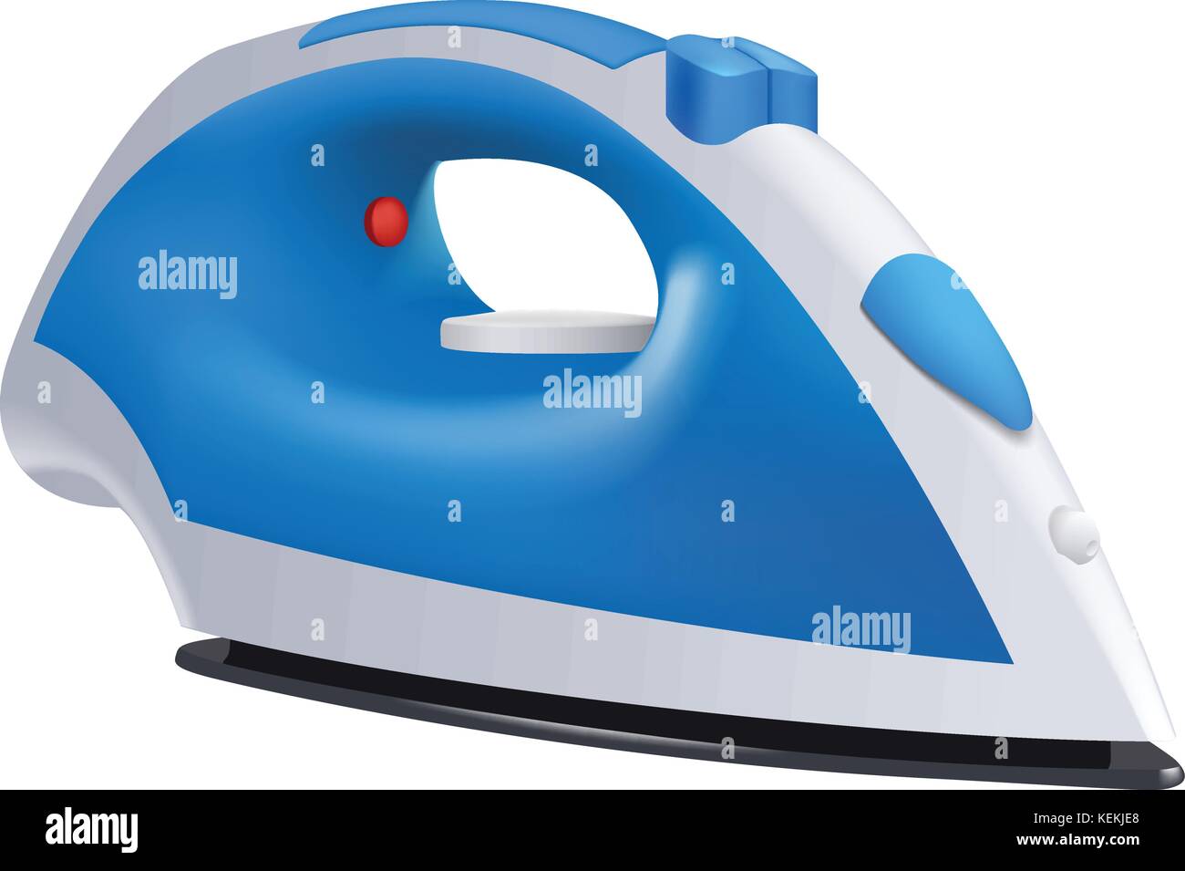 Blau auf Weiß Stock Vektor