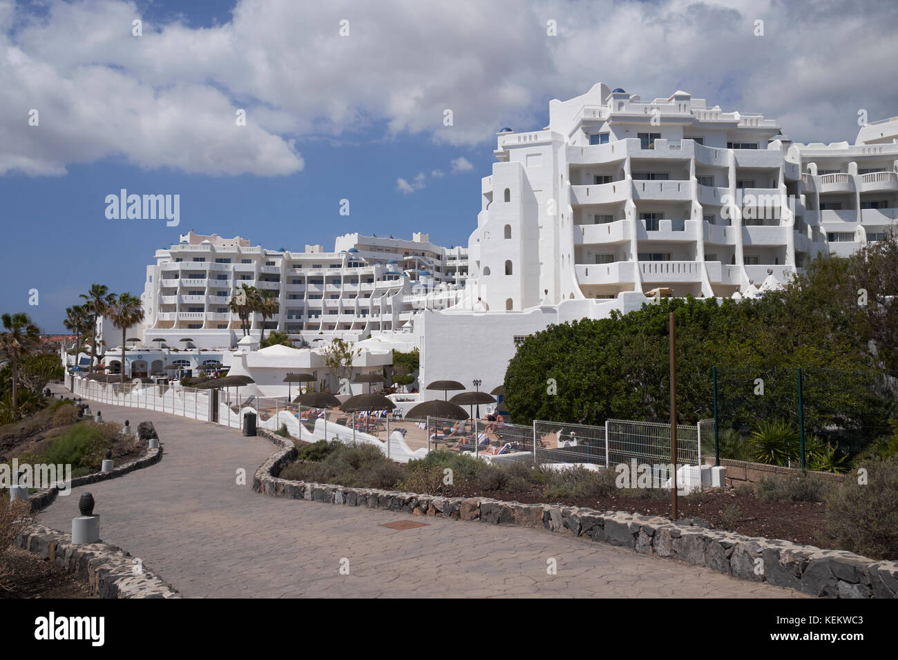 Das Santa Barbara Golf und Ocean Club, Golf del Sur, Teneriffa, Kanarische Inseln, Spanien. Stockfoto