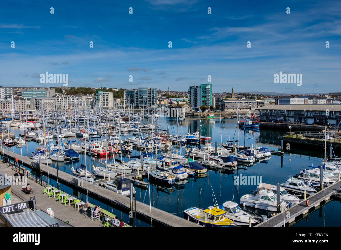 Sutton Harbour, Barbican, Plymouth, Devon, Großbritannien Stockfoto
