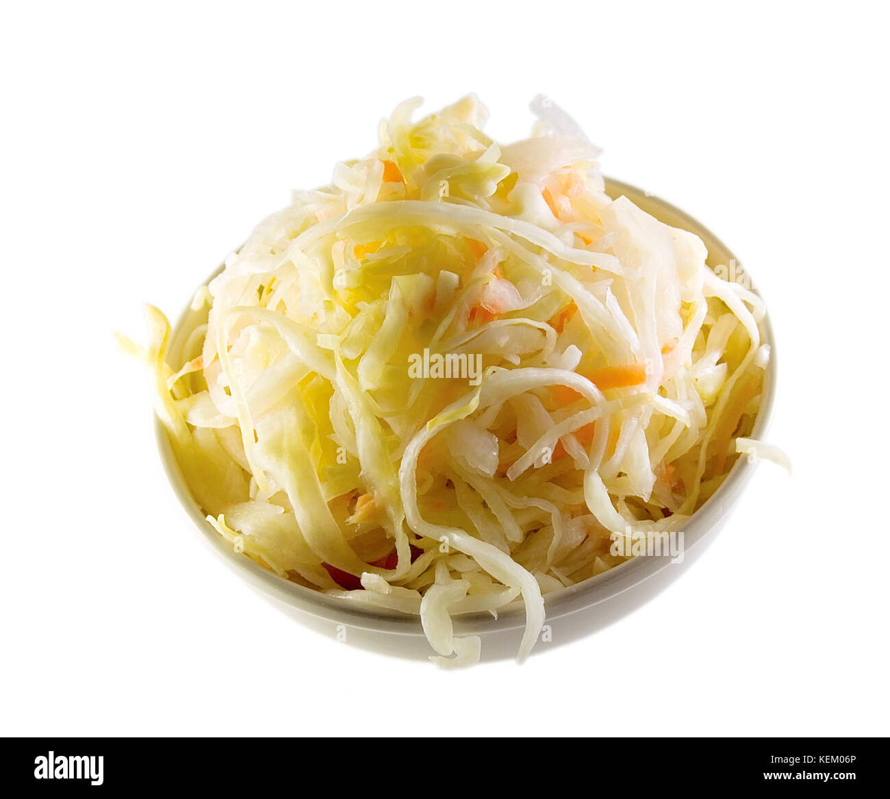 Sauerkraut mit Zuckerbrot ist die traditionelle russische Vorspeisen ...