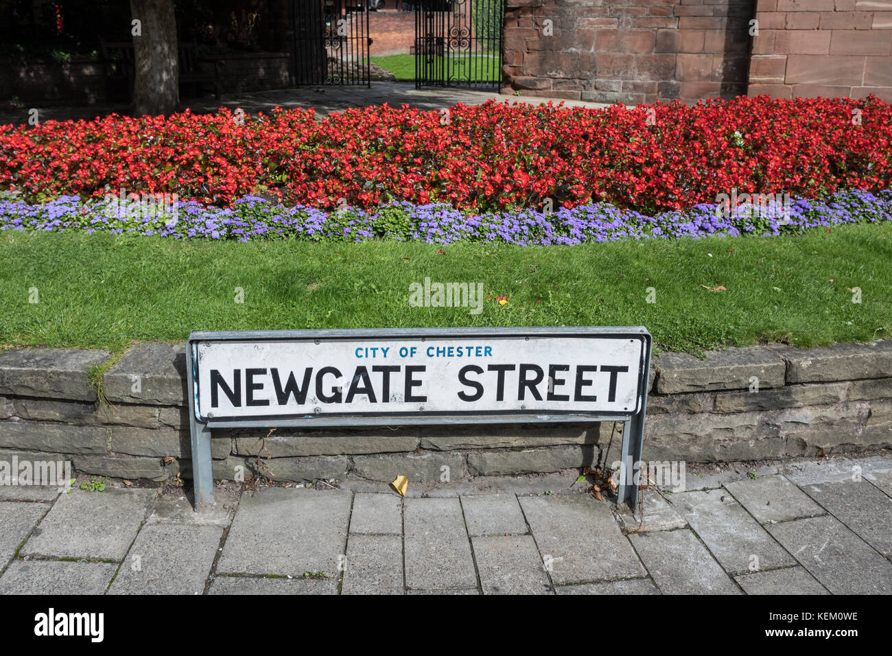 Newgate Street, Chester, Großbritannien Stockfoto