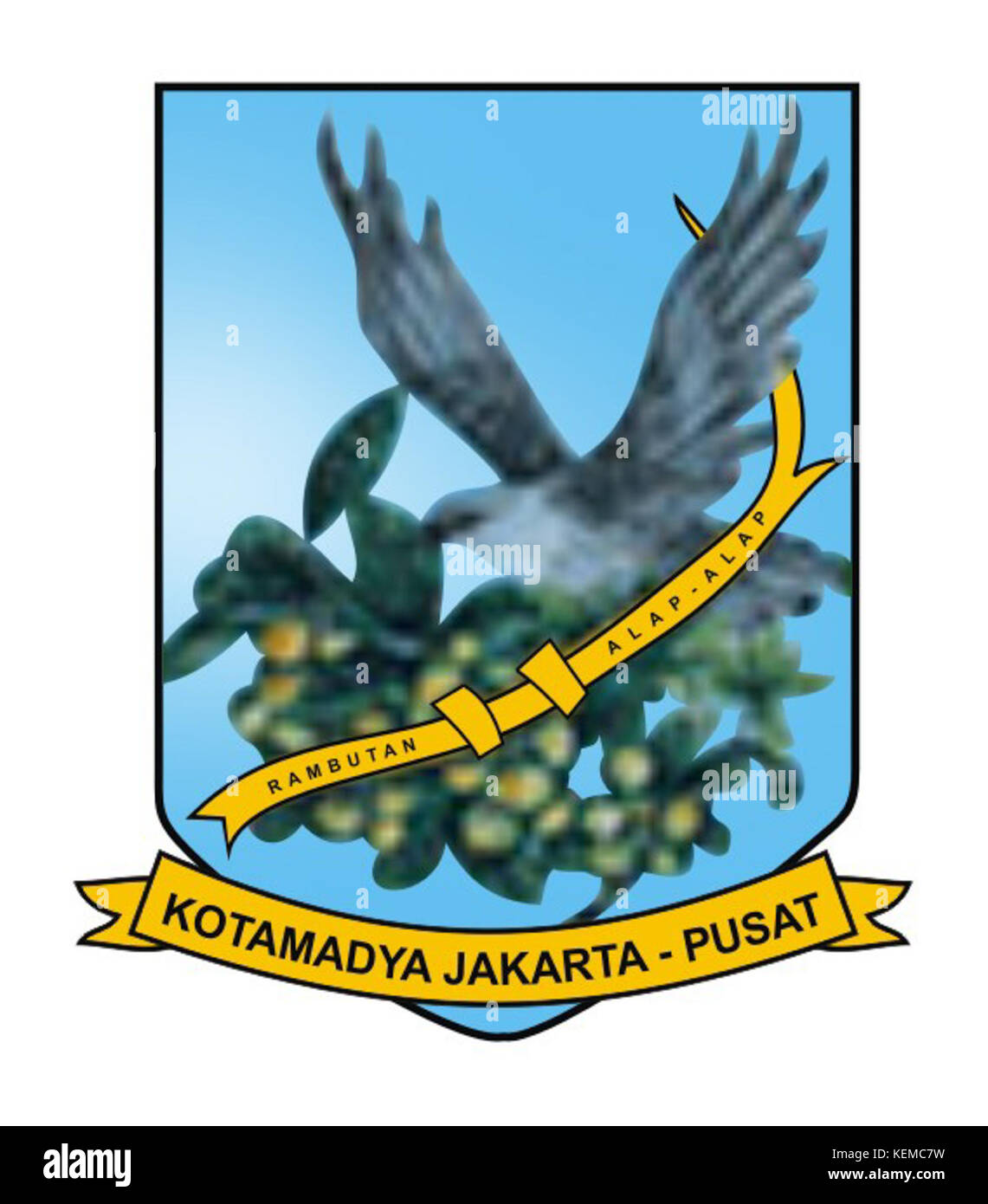 Dichtung der zentralen Jakarta Stockfoto