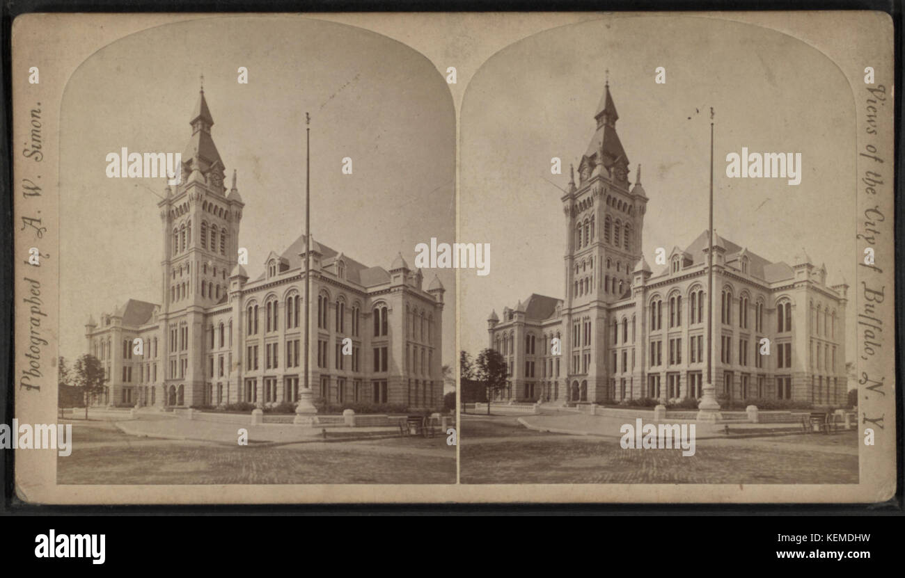 Das von A. W. Simon entworfene New City and County Hall ist ein bedeutendes Beispiel für bürgerliche Architektur und spielt eine zentrale Rolle in der Stadtverwaltung und in der Unterbringung verschiedener Stadtverwaltungen. Stockfoto