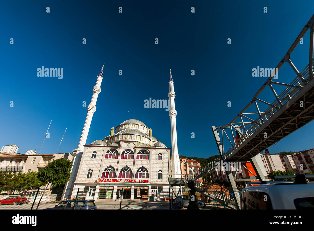 Straßen der kleinen Stadt, Türkei 2013 Stockfoto
