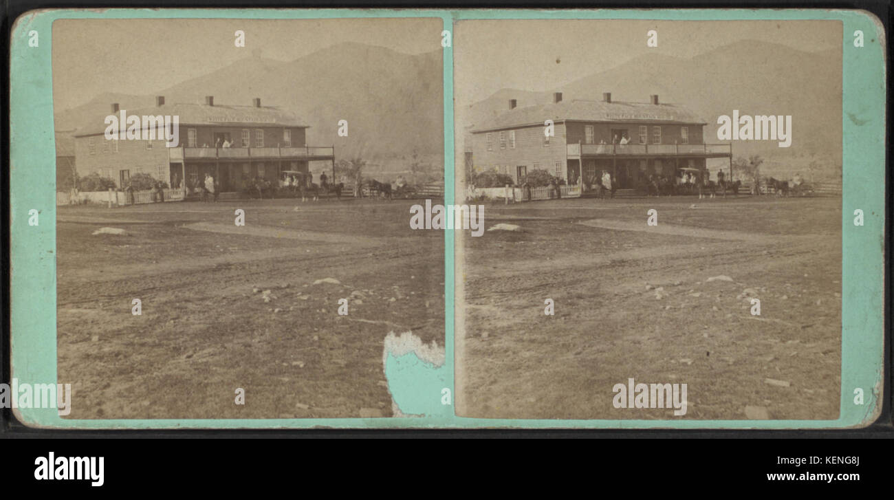 White Face Mountain House, von Geo. Weston, Wilmington, durch Tousley, H.S., 1825 1895 Stockfoto