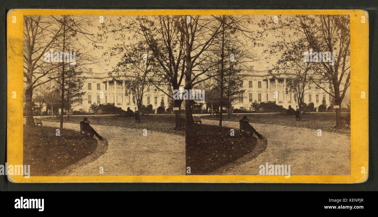 Der Präsident ist Haus, Süd Front, durch E. & h.t. Anthony (Firm) Stockfoto