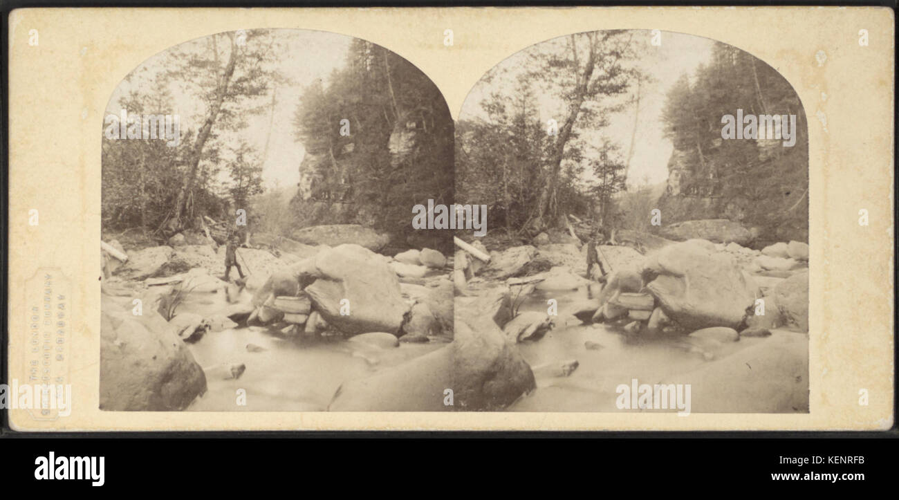 Blick in die Kauterskill-Handschuh, Catskill Mountains, von London stereoskopische Ansicht Co. 2 Stockfoto