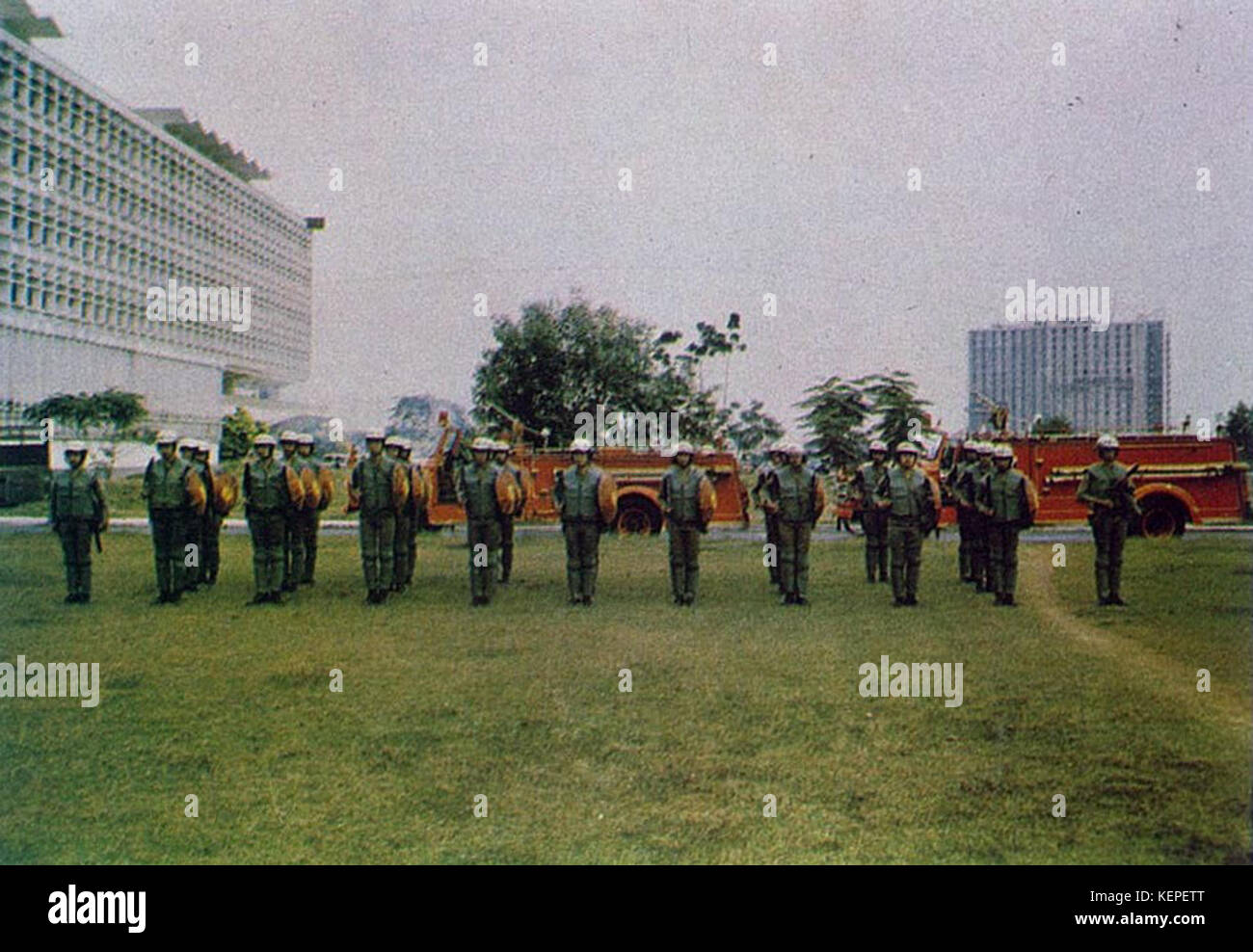 Indonesische Riot Squad, Sekilas Lintas Kepolisian Republik Indonesien, p55 Stockfoto