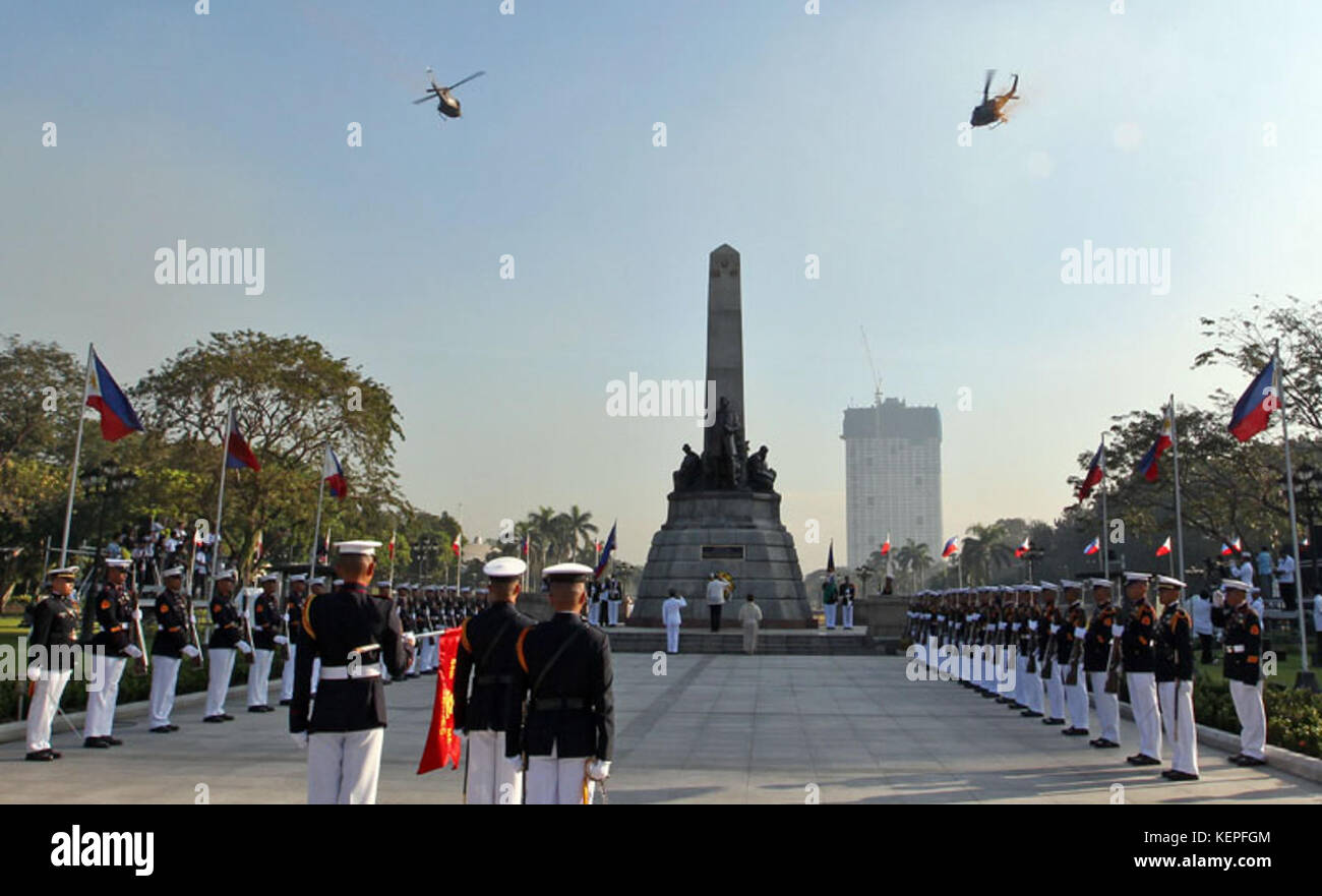 119 Rizal Tag gedenken Stockfoto