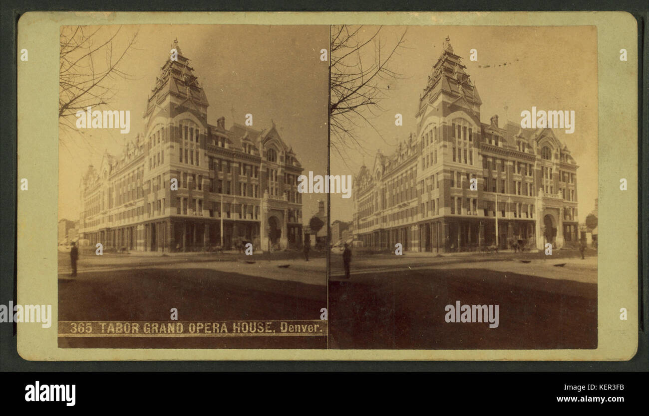 Tabor Grand Opera House, Denver, von Weitfle, Charles, 1836 1921 Stockfoto