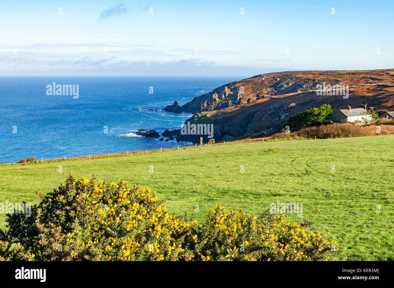 Anzeigen von zennor in penwith, Cornwall, England, Großbritannien, Großbritannien. Stockfoto