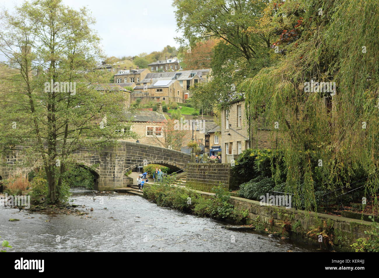 Hebden Bridge Stockfoto