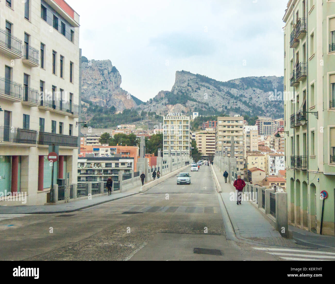 Die Stadt von alcoy in der Provinz Alicante, Spanien Stockfoto