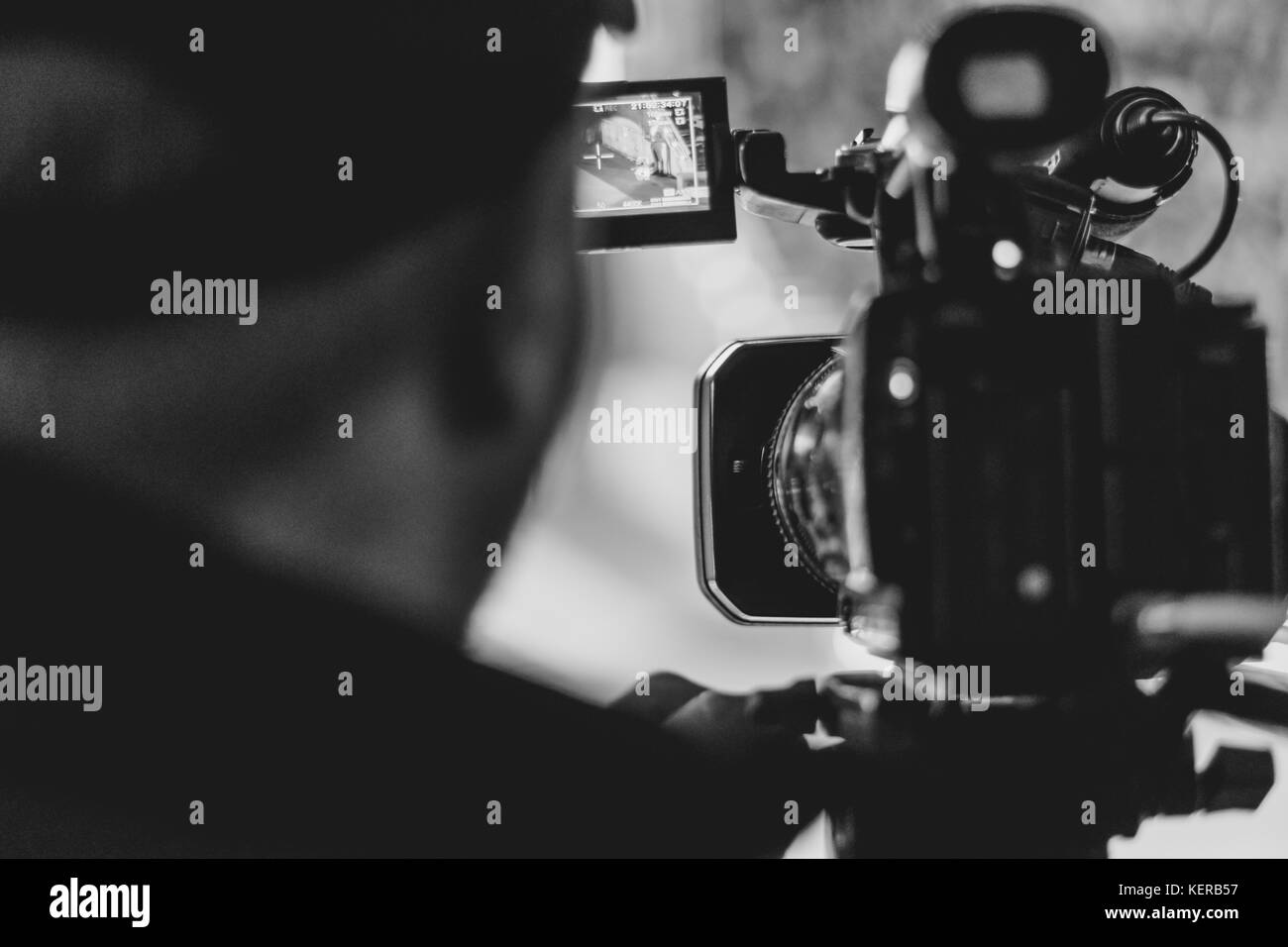 Video Kamera der Veranstaltung Stockfoto