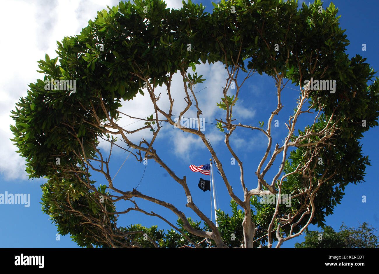 National Memorial Friedhof des Pazifik - Honolulu, Hawaii Stockfoto